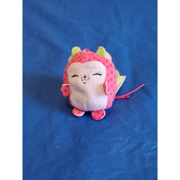 Pinki Pops Small Mini Plush Octopus Tickles. Kuma The Bear & Squirrel Watermelon - Picture 4 of 10